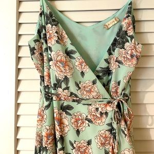 Altar’d state high low wrap dress medium